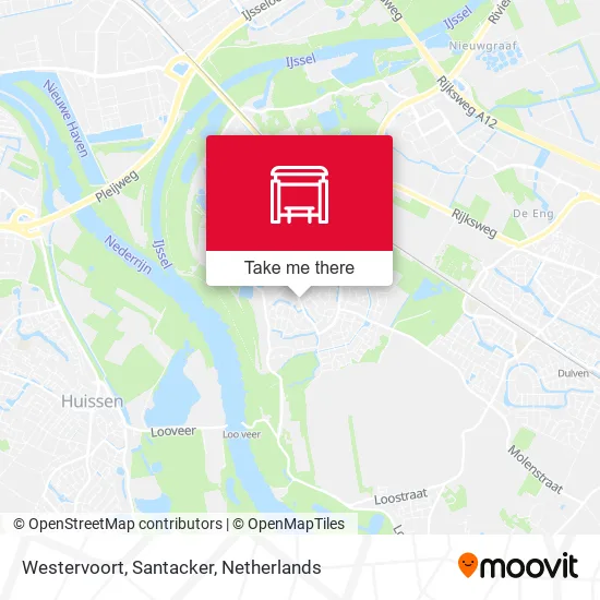 Westervoort, Santacker map