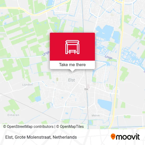 Elst, Grote Molenstraat Karte