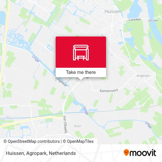 Huissen, Agropark map