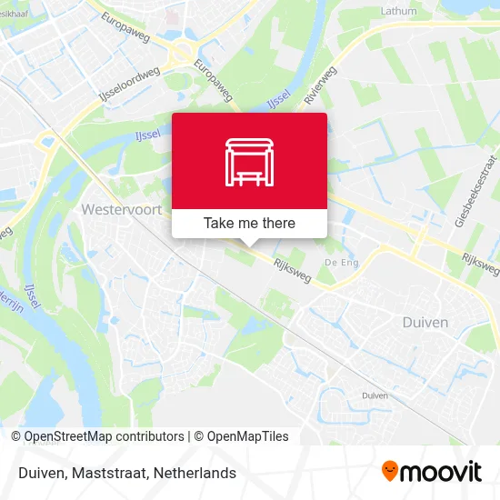 Duiven, Maststraat map