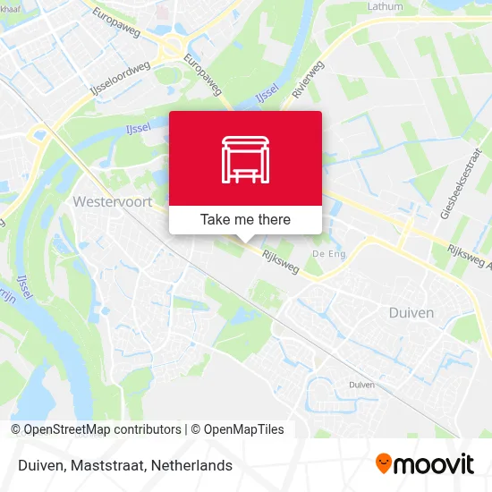 Duiven, Maststraat map