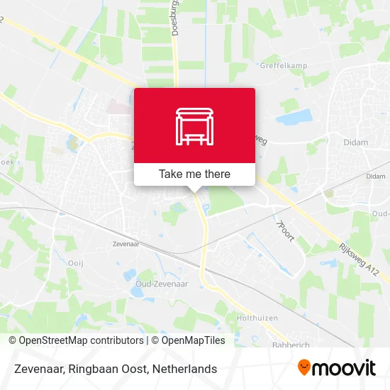 Zevenaar, Ringbaan Oost map