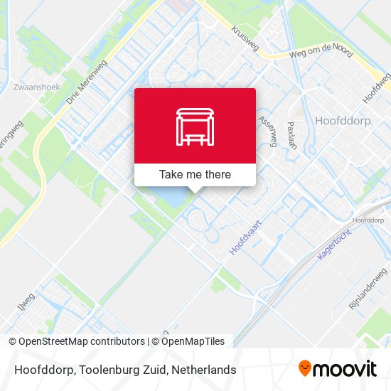 Hoofddorp, Toolenburg Zuid map