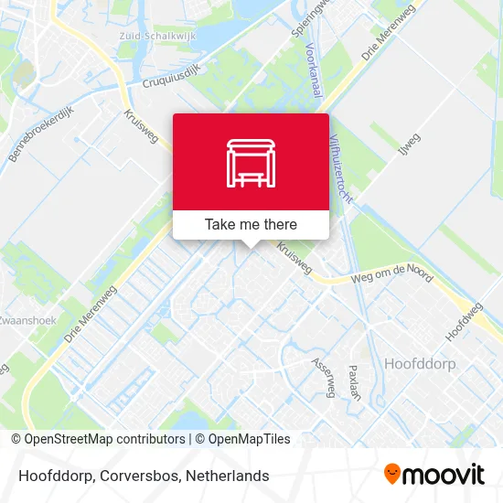 Hoofddorp, Corversbos map