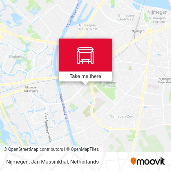 Nijmegen, Jan Massinkhal map