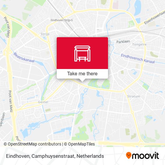 Eindhoven, Camphuysenstraat Karte