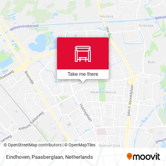 Eindhoven, Paasberglaan map