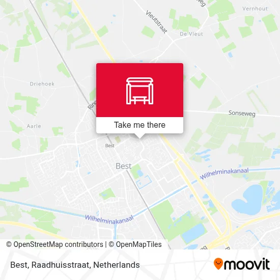 Best, Raadhuisstraat map