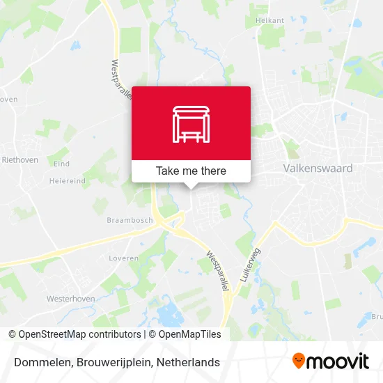 Dommelen, Brouwerijplein Karte