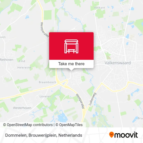 Dommelen, Brouwerijplein map