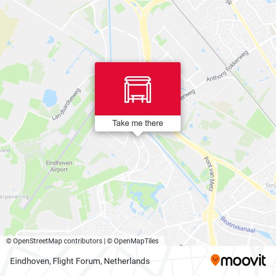 Eindhoven, Flight Forum Karte