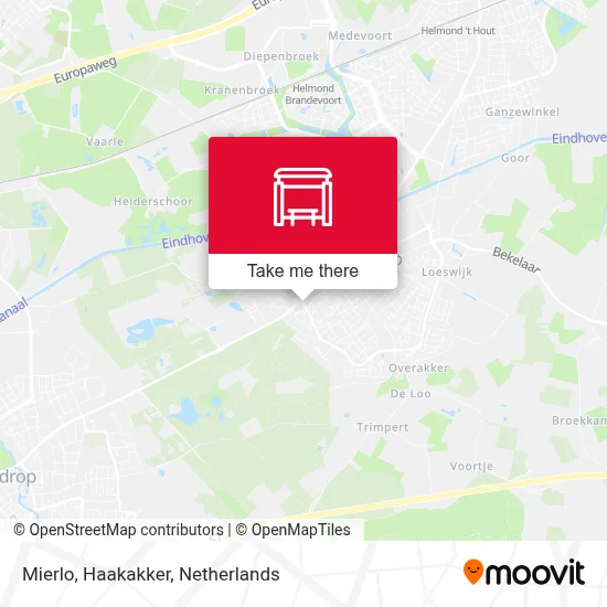 Mierlo, Haakakker Karte