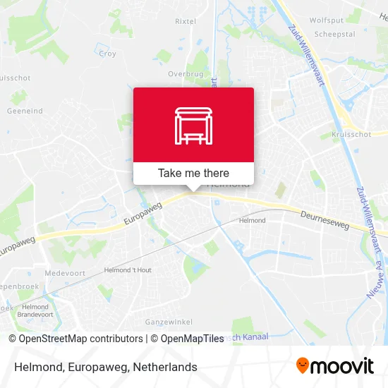 Helmond, Europaweg map