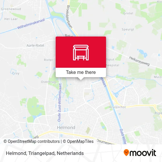 Helmond, Triangelpad Karte