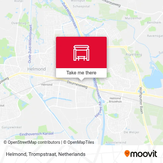 Helmond, Trompstraat Karte