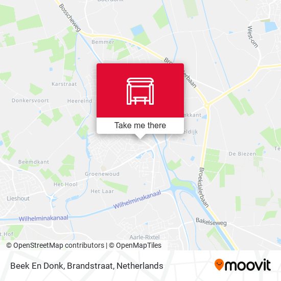 Beek En Donk, Brandstraat map