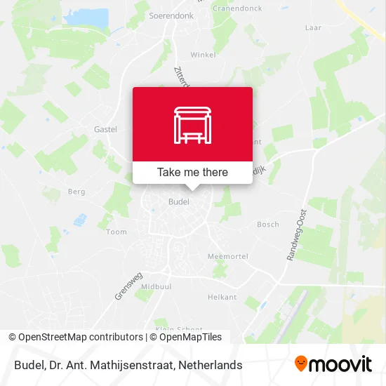 Budel, Dr. Ant. Mathijsenstraat map