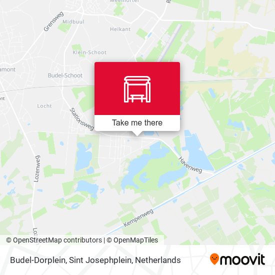 Budel-Dorplein, Sint Josephplein map