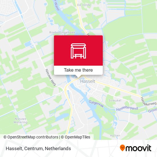 Hasselt, Centrum map