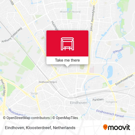 Eindhoven, Kloosterdreef map