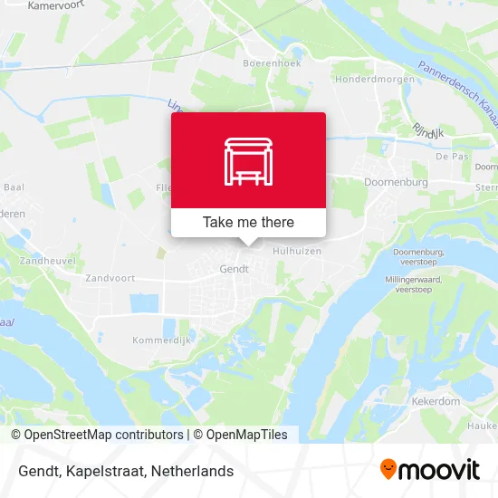 Gendt, Kapelstraat map