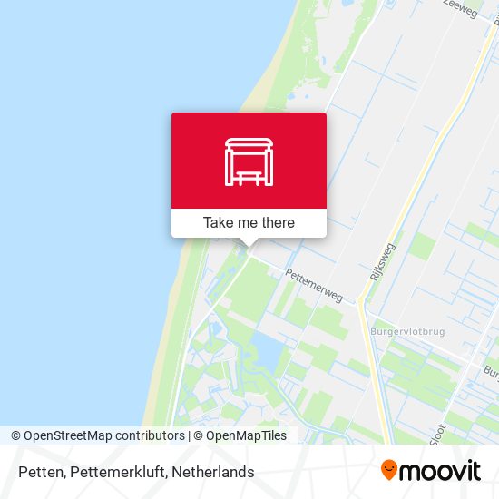 Petten, Pettemerkluft map