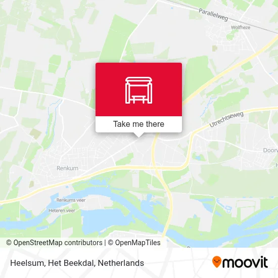 Heelsum, Het Beekdal map