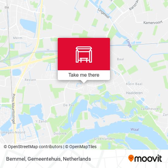 Bemmel, Gemeentehuis map