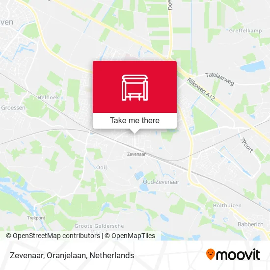 Zevenaar, Oranjelaan Karte