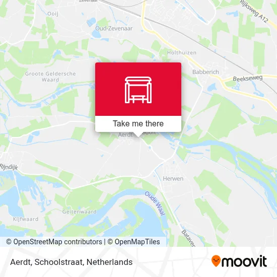 Aerdt, Schoolstraat map