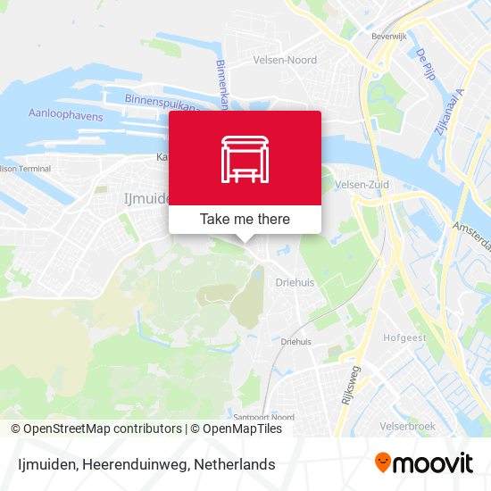 Ijmuiden, Heerenduinweg map