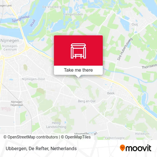 Ubbergen, De Refter map