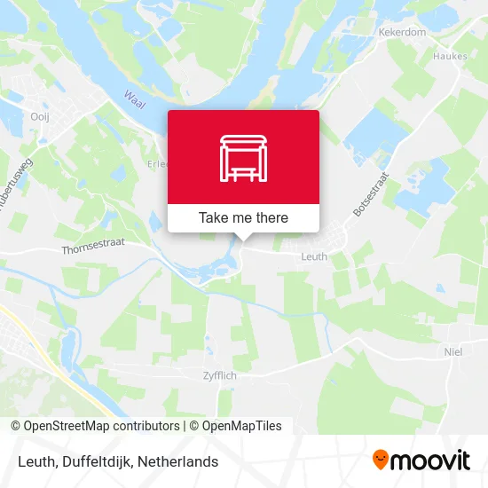 Leuth, Duffeltdijk Karte