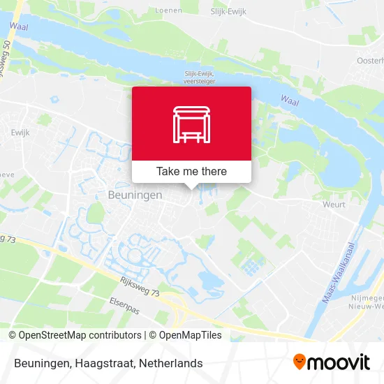 Beuningen, Haagstraat map