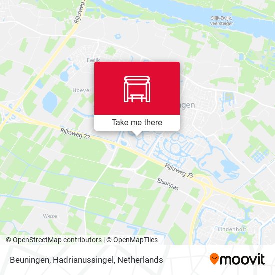 Beuningen, Hadrianussingel map