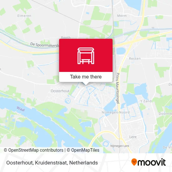 Oosterhout, Kruidenstraat map