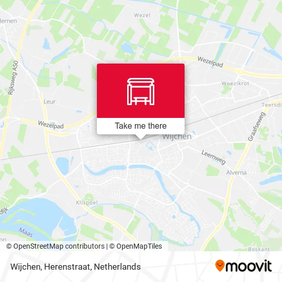 Wijchen, Herenstraat map