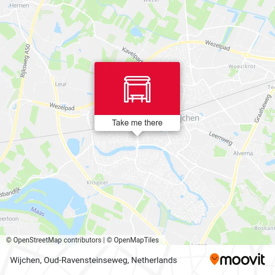 Wijchen, Oud-Ravensteinseweg map