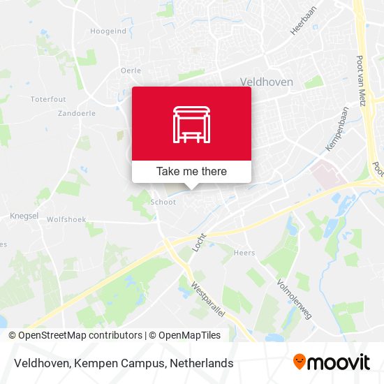 Veldhoven, Kempen Campus map