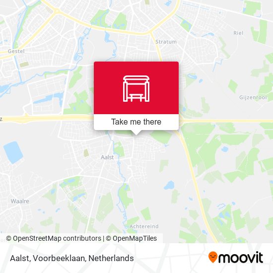 Aalst, Voorbeeklaan Karte