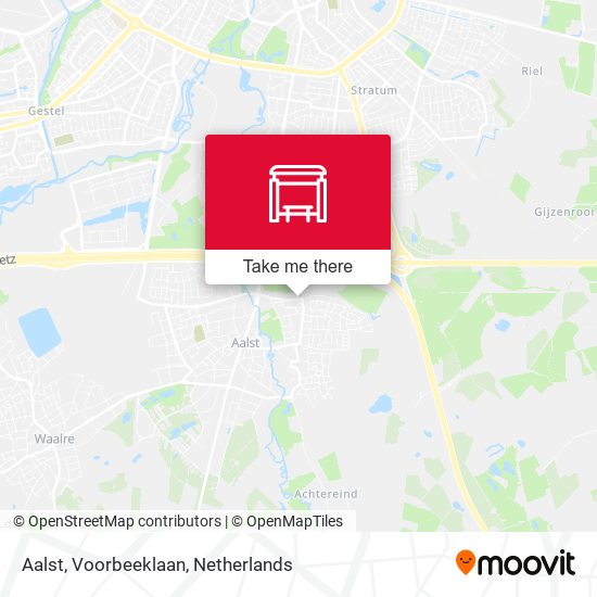 Aalst, Voorbeeklaan Karte