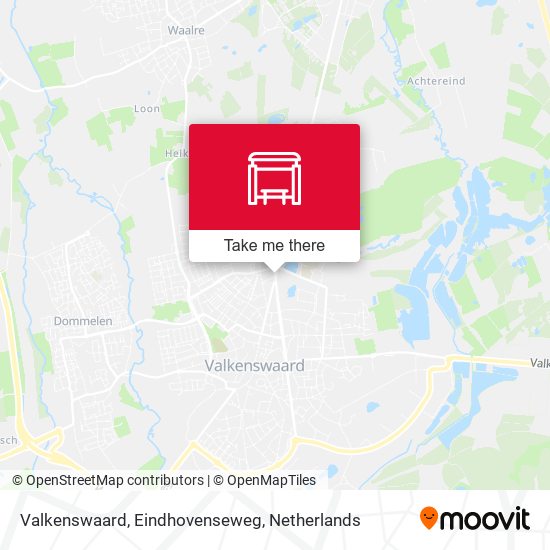 Valkenswaard, Eindhovenseweg map