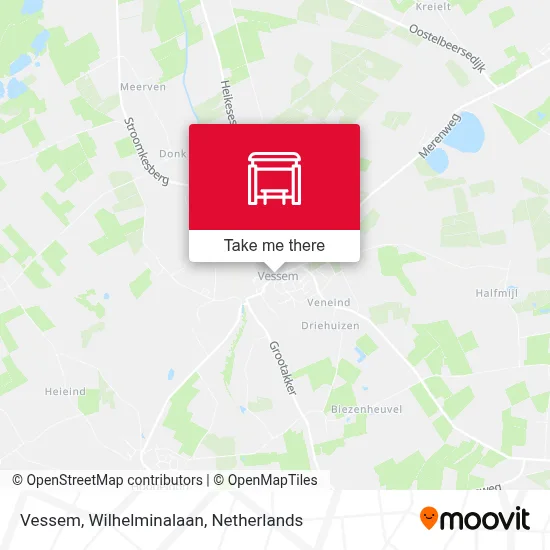 Vessem, Wilhelminalaan map