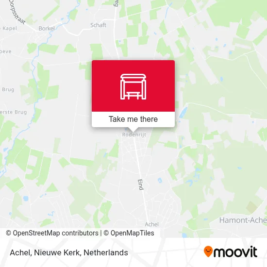 Achel, Nieuwe Kerk map