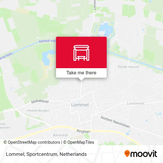 Lommel, Sportcentrum map