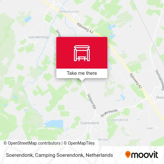 Soerendonk, Camping Soerendonk map