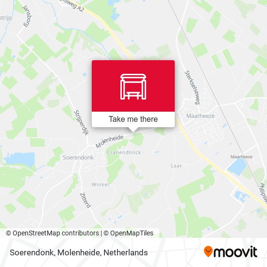 Soerendonk, Molenheide map