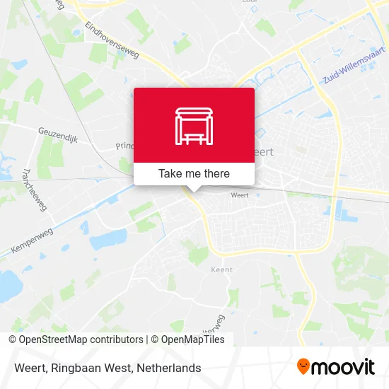 Weert, Ringbaan West map