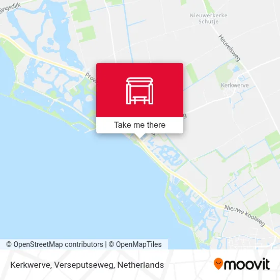 Kerkwerve, Verseputseweg map