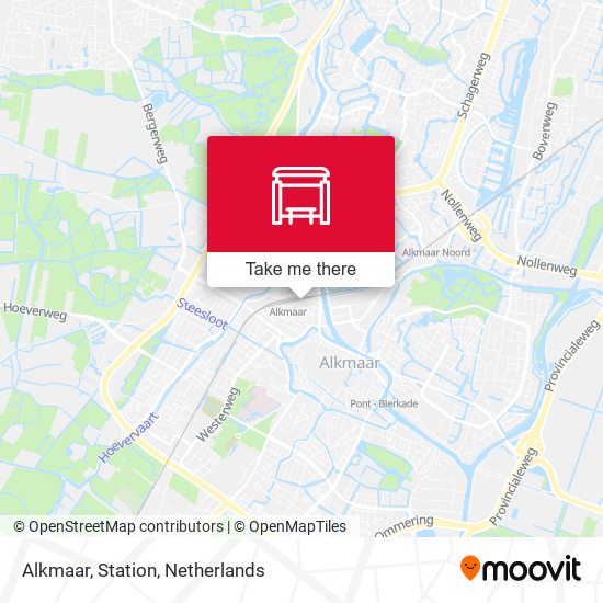 Alkmaar, Station map